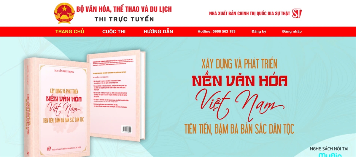 Cuộc thi trực tuyến toàn quốc tìm hiểu nội dung cuốn sách của cố Tổng Bí thư Nguyễn Phú Trọng